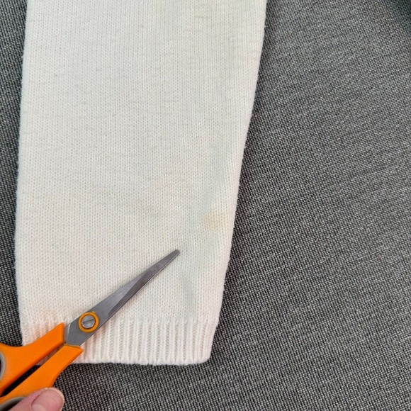 Vtg Women M Ivory Pastel Cardigan Floral Embroidery Cottage Grandma Spring Boho - Picture 6 of 12